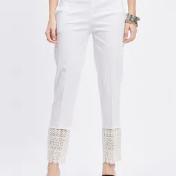 Clora Creation Women Smart Mid-Rise Easy Wash Cotton Trousers-image-52