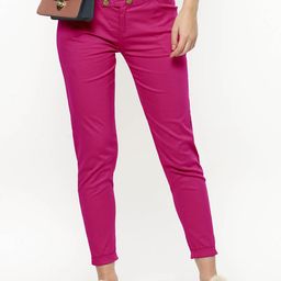 FLOREOS Women Comfort Skinny Fit Easy Wash Trousers-image-90