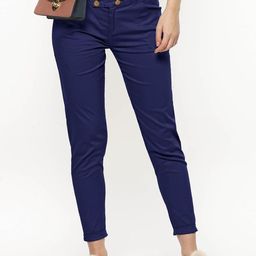 FLOREOS Women Comfort Skinny Fit Easy Wash Trousers-image-88