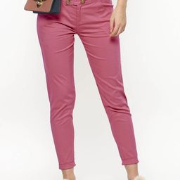 FLOREOS Women Comfort Skinny Fit Easy Wash Trousers-image-99