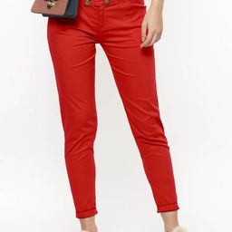 FLOREOS Women Comfort Skinny Fit Easy Wash Trousers-image-92