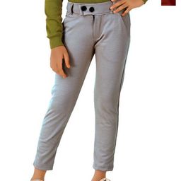 BAESD Girls Pack Of 2 Slim Fit Easy Wash Trousers-image-103