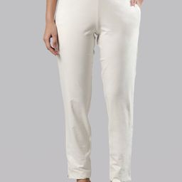 Femmora Women Solid Mid Rise Loose Fit Regular Trousers-image-99