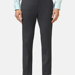 Blackberrys Men Classic Slim Fit Low-Rise Trousers-image-54