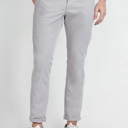 Arrow Sport Men Slim Fit Low-Rise Trousers-picture-2
