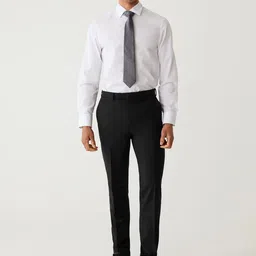 Marks & Spencer Men Regular Fit Mid-Rise Formal Trousers-image-29