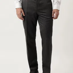 Marks & Spencer Men Regular Fit Mid-Rise Regular Trousers-image-16