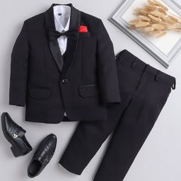 Jeetethnics Boys Single-Breasted Tuxedo 5-Pieces Suit-image-24