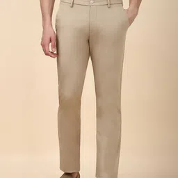 Allen Solly Men Regular Fit Mid-Rise Flat-Front Trousers-image-62