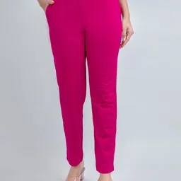 SUTI Women Mid Rise Cotton Trousers-picture-51