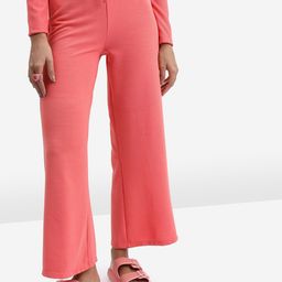 Tokyo Talkies Women High-Rise Flared Parallel Trousers-image-102
