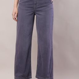 NoBarr Women Wide Leg Cotton Trousers-image-22
