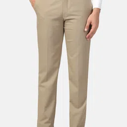 TAHVO Men Tailored Slim Fit Formal Trousers-image-31