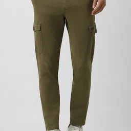 Van Heusen Sport Men Slim Fit Mid Rise Cargos Trousers-image-16