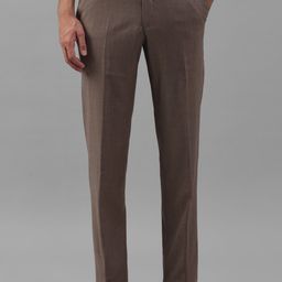 Luxure by Louis Philippe Men Textured Slim Fit Formal Trousers-image-45