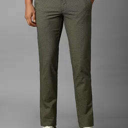 Louis Philippe Sport Men Textured Slim Fit Trousers-picture-11