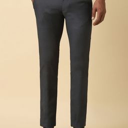 Allen Solly Men Textured Slim Fit Formal Trousers-picture-32