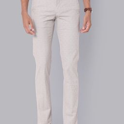 Van Heusen Sport Men Checked Slim Fit Formal Trousers-image-86