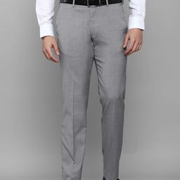 Louis Philippe Men Grey Formal Trousers-image-77