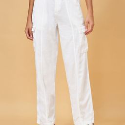 Honey by Pantaloons Women High-Rise Plain Trousers-image-90