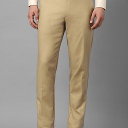 Louis Philippe Men Mid Rise Plain Slim Fit Formal Trousers-image-38