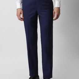 Van Heusen Men Slim Fit Mid-Rise Trousers-picture-16