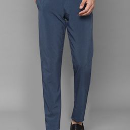Allen Solly Men Navy Blue Slim Fit Trousers-image-84