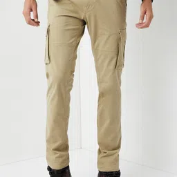 Wildcraft Men Relaxed Wrinkle Free Cotton Cargos-image-56