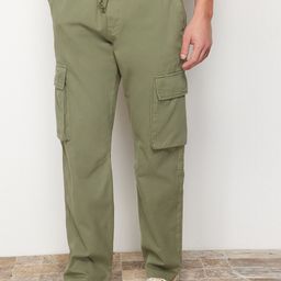 Trendyol Unisex Mid-Rise Cotton Regular Fit Cargo Trouser-image-39