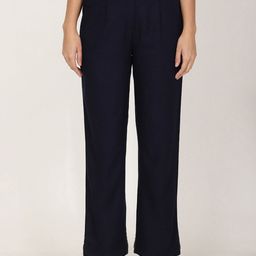 FUTURO Women Relaxed Mid Rise Casual Solid  Trousers-image-48