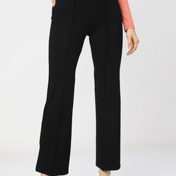 CHIC BY TOKYO TALKIES Women Black Slim Fit Easy Wash Bootcut Trousers-image-50