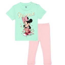 Wear Your Mind Infants Girls Printed T-shirt with Trousers-picture-24