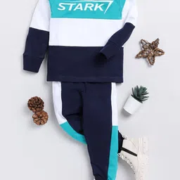 carrydreams Boys Printed Pure Cotton T-shirt with Trousers-43