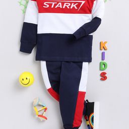 carrydreams Boys Colourblocked Pure Cotton Sweatshirt with Joggers-picture-8