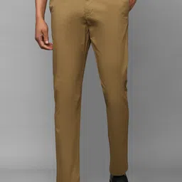 Allen Solly Men Striped Regular Fit Mid-Rise Formal Trousers-picture-22