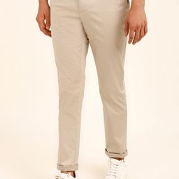 Andamen Men Ultra Cotton Chinos Trousers-image-37