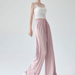 LULU & SKY Women High-Rise Parallel Trousers-image-73