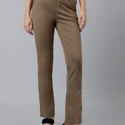 Xpose Women Comfort Slim Fit High-Rise Trousers-picture-27