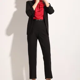 Vero Moda Women Slim Fit High-Rise Trousers-picture-4