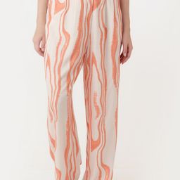 Zink London Women Striped High-Rise Parallel Trouser-image-81