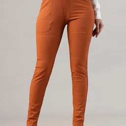 FITHUB Striped High-Rise High-Rise Cotton Cigarette Trousers-image-89
