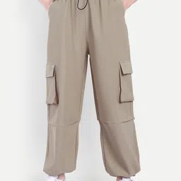 BROADSTAR Smart Regular Fit High-Rise Trousers-image-0