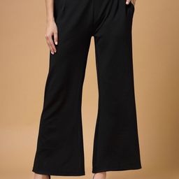 VESTIDO MODAS Women Straight Fit High-Rise Trousers-image-70