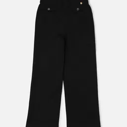 Allen Solly Junior Girls Regular Fit Mid-Rise Flat-Front Trousers-image-22