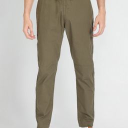 Flying Machine Men Mid-Rise Tapered Fit Elasticated Trousers-picture-22