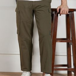 Dennis Lingo Men Loose Fit Stretchable Cargo Trousers-picture-9