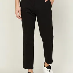 CODE by Lifestyle Men Black Slim Fit Trousers-image-92