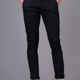 PAUL STREET Men Smart Slim Fit Mid Rise Cotton Chinos-image-69