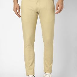 Peter England Casuals Men Skinny Fit Cotton Chinos Trousers-picture-52