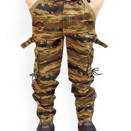 BAESD Boys Camouflage Printed Cotton Slim Fit Cargos-image-11
